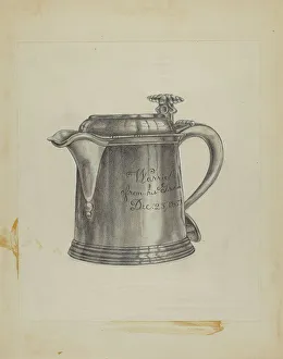Silver Tankard, 1935/1942. Creator: Unknown