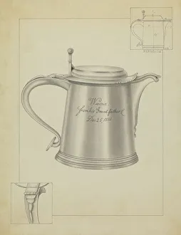 Filippo Porreca Prints: Silver Tankard, c. 1936. Creator: Filippo Porreca