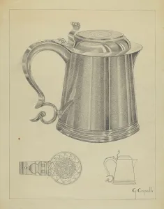 Silver Tankard, c. 1936. Creator: Giacinto Capelli