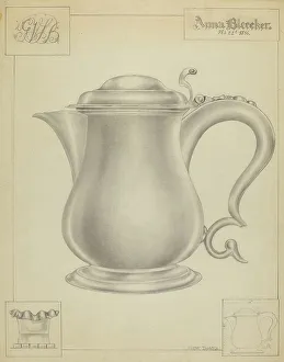 Silver Tankard, c. 1936. Creator: Hester Duany