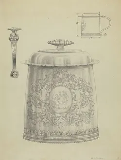 Silver Tankard, c. 1936. Creator: Simon Weiss
