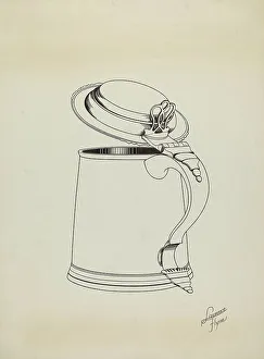 Silver Tankard, c. 1938. Creator: Lawrence Flynn