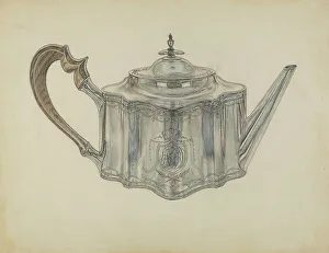 Silver Teapot Prints: Silver Teapot, 1935/1942. Creator: Frank Fumagalli