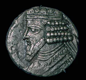 Silver tetradrachm of King Gotarzes II of Parthia (ruled 41 to 51), 1st century