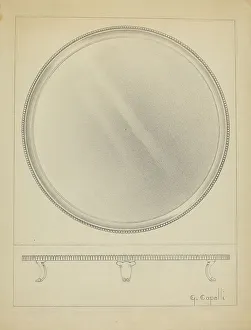 Silver Tray, c. 1936. Creator: Giacinto Capelli