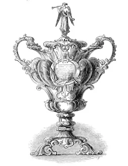 Award Collection: Silver vase presented to Sir R. Sale, 1845. Creator: Unknown
