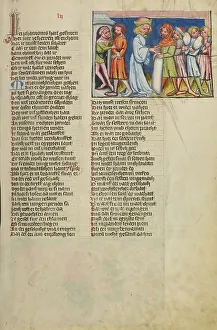Test Prints: Simeon Taken Prisoner While Joseph's Other Brothers Return to Canaan; Weltchronik