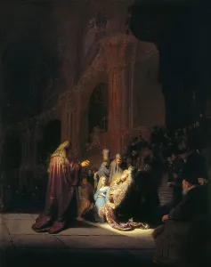 The Mauritshuis Gallery: Simeons song of praise, 1631