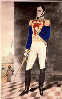 Images Dated 8th March 2013: Simon Bolivar The Liberator (1783-1830), military, hero of the American Revolution