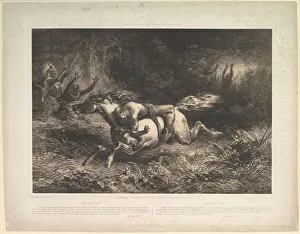 Jean Francois Prints: Simon Butler (Indian Trails, vol. II), 1852. Creator: Jean Francois Millet