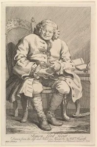 Jacobite Rebellion 1745 1746 Prints: Simon Lord Lovat, 1746. Creator: William Hogarth
