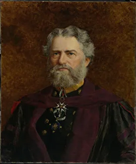 Macdonald Prints: Simon Newcomb, 1909. Creator: Charles Harold L. MacDonald