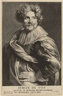 Simon De Vos Prints: Simon de Vos, probably 1626/1641. Creator: Paulus Pontius