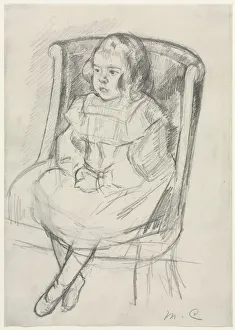 1844 1926 Prints: Simone Seated, c. 1903. Creator: Mary Cassatt (American, 1844-1926)