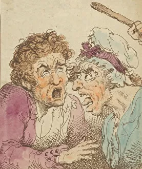 Rudolph Collection: Simple Bodily Pain, 1800. 1800. Creator: Thomas Rowlandson