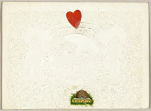 Valentines Card Prints: Simplicity (valentine), 1850/59. Creator: Unknown
