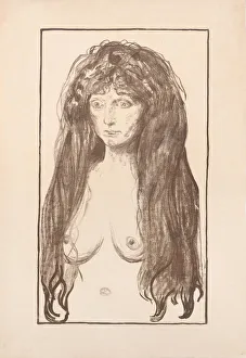 Edvard 1863 1944 Prints: The Sin, 1902. Artist: Munch, Edvard (1863-1944)