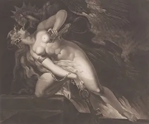 John Milton Prints: Sin Pursued by Death (John Milton)