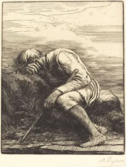 Sinbad the Sailor (Sinbad le marin). Creator: Alphonse Legros Sinbad the Sailor (Sinbad le marin). Creator: Alphonse Legros