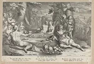 Bowl Of Fruit Gallery: The Sinfulness of Mankind, late 16th-early 17th century. Creator: Cornelis Galle I