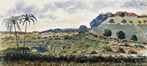 Singapore: a hill known as Mount Echo, 1879. Creator: John Edmund Taylor