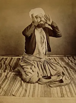 Southeast Asia Prints: Singapore: a Mohammedan praying, c1880. Creator: John Edmund Taylor