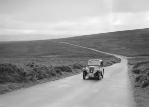 Singer 9 Coupe of DW Biddle, winner of a silver award at the MCC Torquay Rally, July 1937