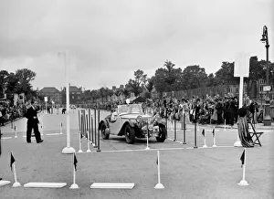 Singer B37 1. 5 litre sports of DE Harris competing in the South Wales Auto Club Welsh Rally