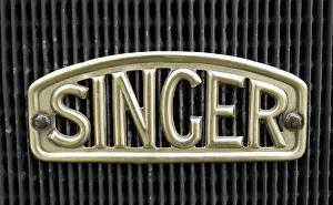 Badge Prints: Singer badge
