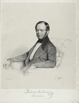 Kriehuber Prints: Singer and composer Benedict Randhartinger (1802-1893)