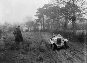 Singer of DA Loader at the Sunbac Colmore Trial, Gloucestershire, 1934. Artist: Bill Brunell