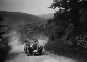 Yorkshire Dales Prints: Singer of LA Sandford competing in the MCC Edinburgh Trial