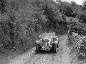 Singer Le Mans competing in the Mid Surrey Automobile Club Barnstaple Trial, 1934