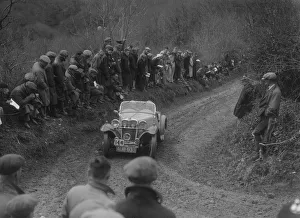 Singer 9 Prints: Singer Le Mans of JW Rowden competing in the MCC Lands End Trial