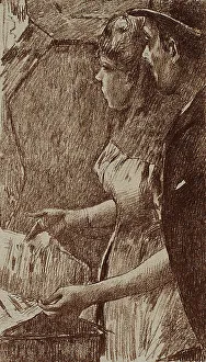 Singer Waiting, 1889–90. Creator: Georges William Thornley