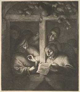Singers at the Window, 1610-85. Creator: Adriaen van Ostade