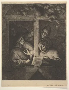 Singers at the Window, 1610-85. Creator: Adriaen van Ostade