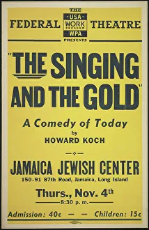 Jamaican Prints: The Singing and the Gold, New York, 1937. Creator: Unknown