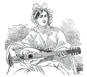 Singing woman of the harem, 1844. Creator: Unknown