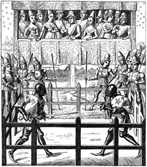 Single combat, 15th century (1849)