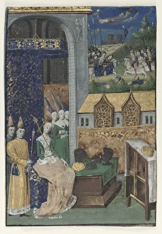 Circle Of Prints: Single Miniature Excised from Boccaccios Des Cleres et nobles femmes: Queen Medusa