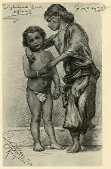 Sri Lankan Gallery: Sinhalese girls, Kandy, Ceylon, 1898. Creator: Christian Wilhelm Allers