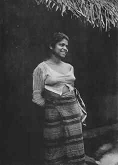 Villager Gallery: Sinhalese Village Beauty, c1890, (1910). Artist: Alfred William Amandus Plate