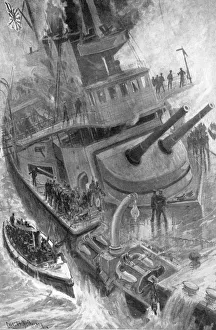 Sinking of the Japanese warship Hatsuse, Russo-Japanese War, 1904-5 Sinking of the Japanese warship Hatsuse, Russo-Japanese War, 1904-5