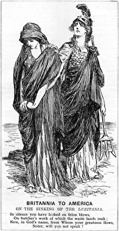 Sinking Prints: On the sinking of the Lusitania, 1915