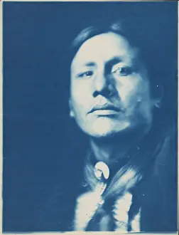 Chief Prints: A Sioux Chief, 1898. Creator: Joseph Turner Keiley