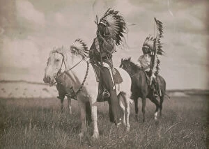 Chief Collection: Sioux chiefs, c1905. Creator: Edward Sheriff Curtis