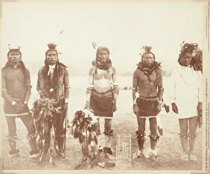 Grabill Prints: Sioux Group, 1880s. Creator: John C. H. Grabill
