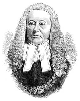 Cockburn Prints: Sir Alexander Cockburn, Lord Chief Justice of England, (late 19th century)