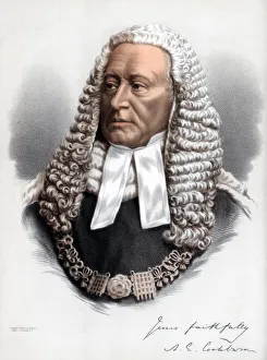 Sir Alexander James Edmund Cockburn, 12th Baronet, Lord Chief Justice of England, c1890. Artist: Cassell, Petter & Galpin
